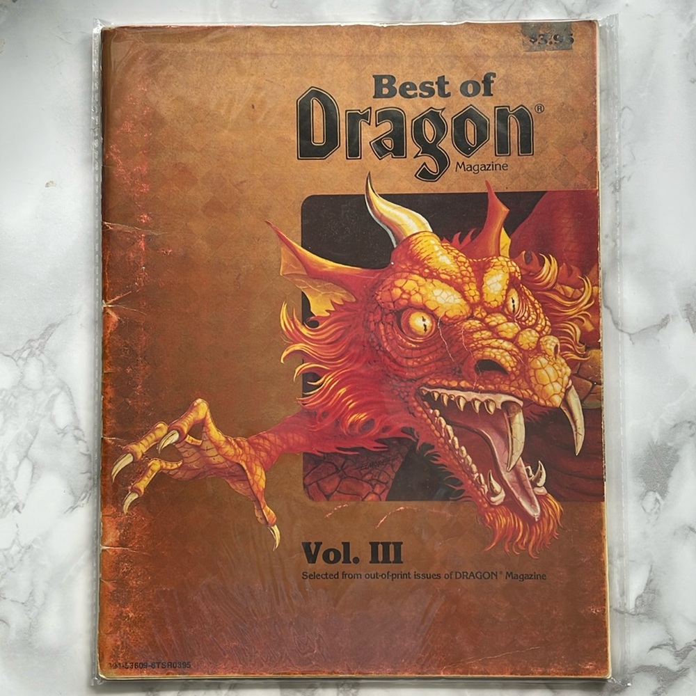 Vintage DRAGON MAGAZINE - best of Vol. III